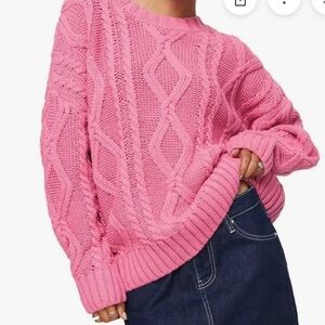Princess Polly Anaya Oversize cable stitch sweater - S/M